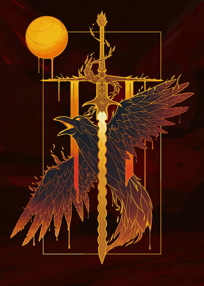 Swords of Primordial Elements: Fire