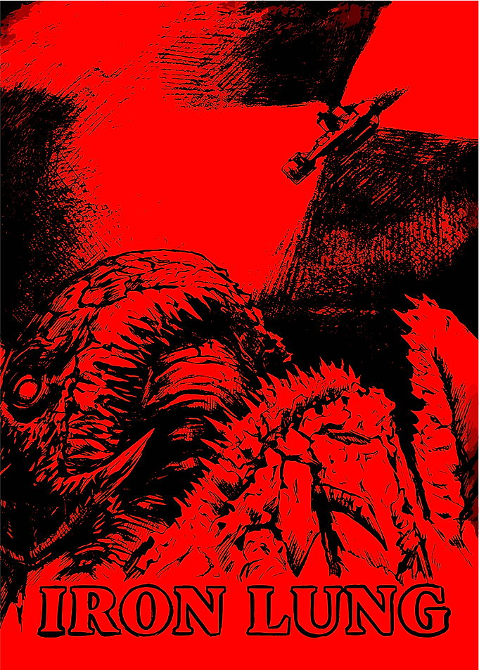 Iron Lung Horror Poster Illustration