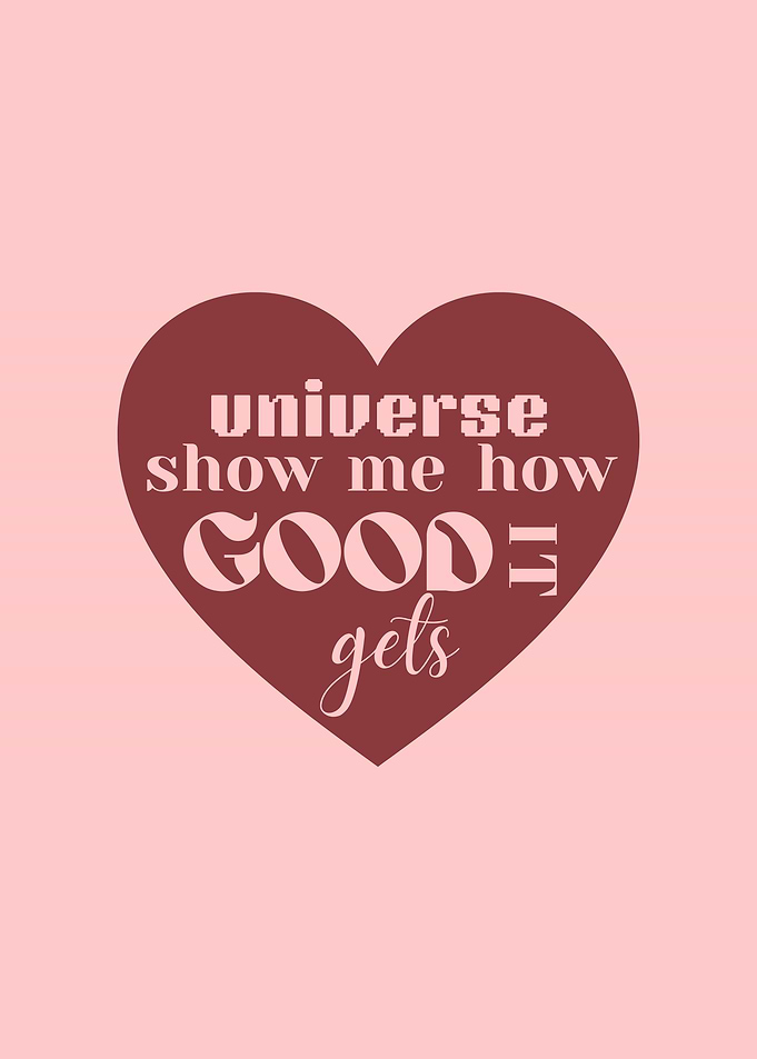Heart with Inspirational Text