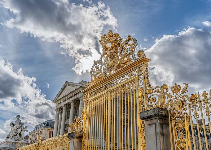 Golden Gates of Versailles Palace