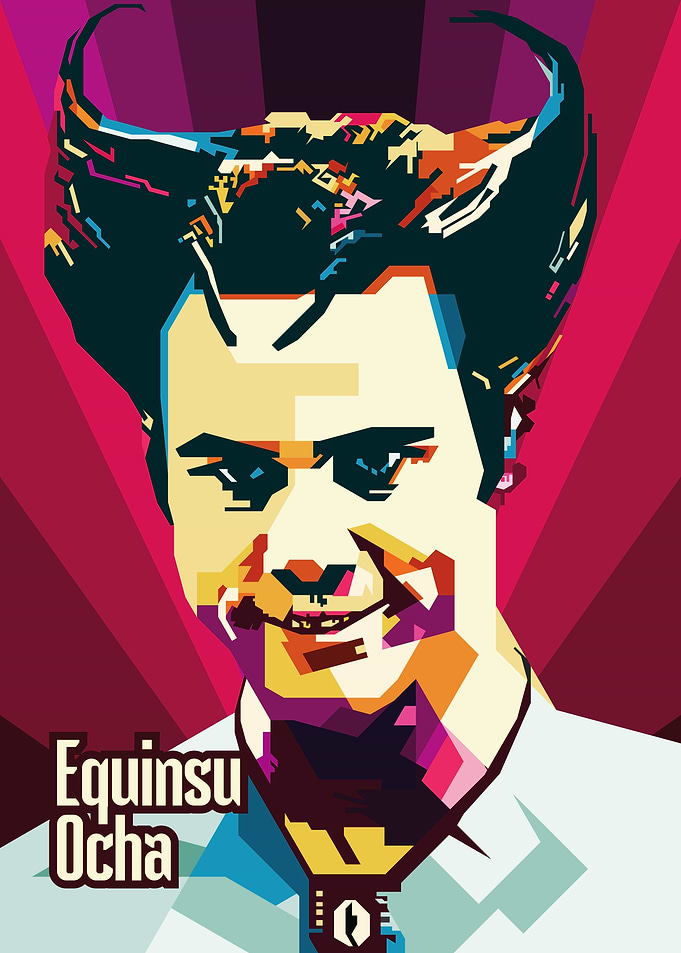Pop Art WPAP Portrait of a Man