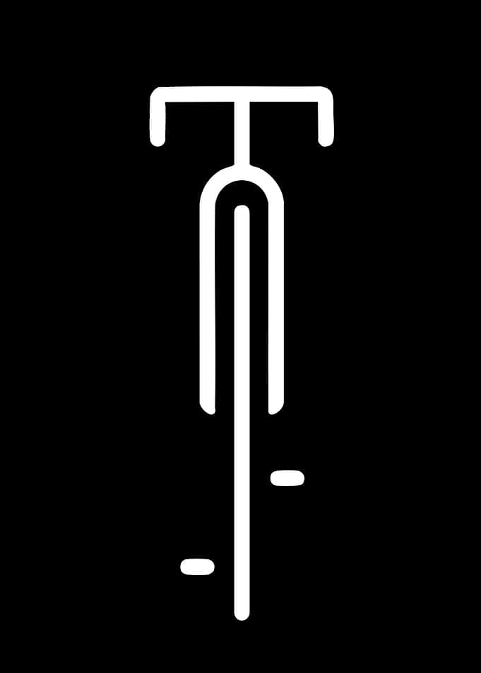 Minimalist Bicycle Icon