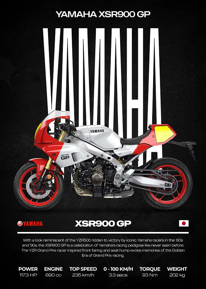 Yamaha XSR900 GP Motorcycle