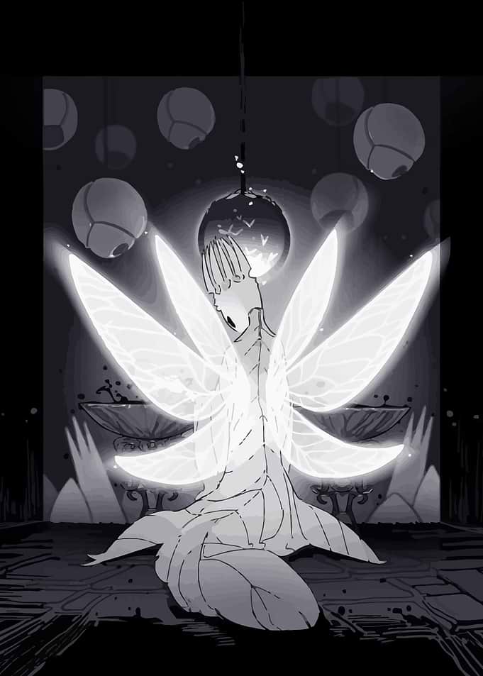 The White Lady from Hollow Knight