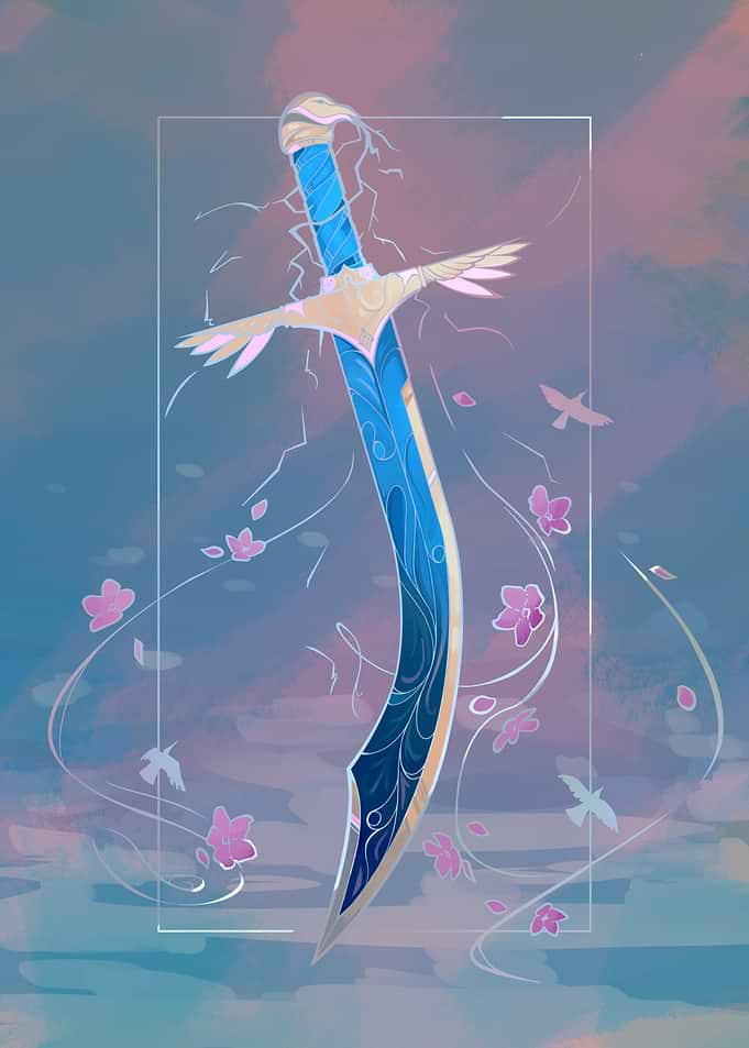 Swords of Primordial Elements: Air