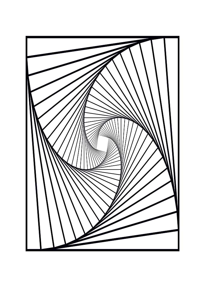 Optical Illusion Swirl Pattern