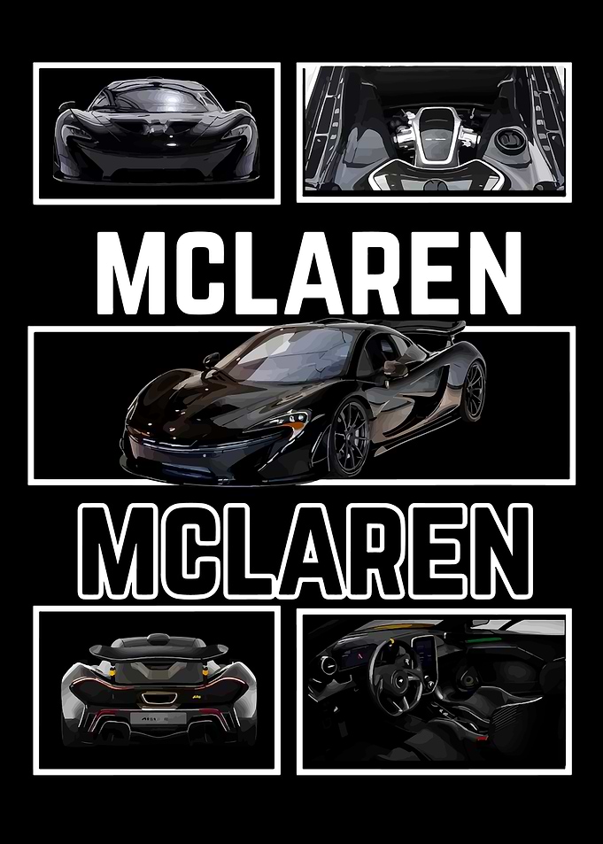 McLaren P1 Car Collage