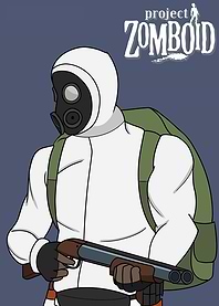 Project Zomboid Character with Shotgun