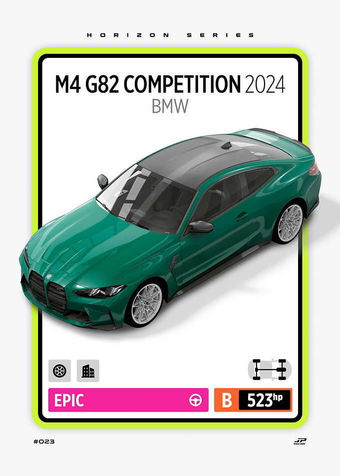 BMW M4 G82 Competition 2024 Card