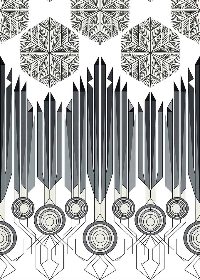 Art Deco Geometric Pattern
