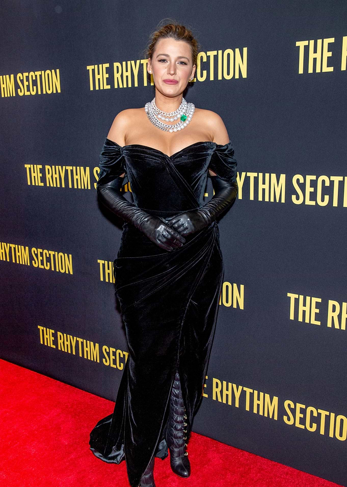Blake Lively at The Rhythm Section premiere