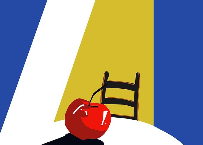 Single Cherry and Chair