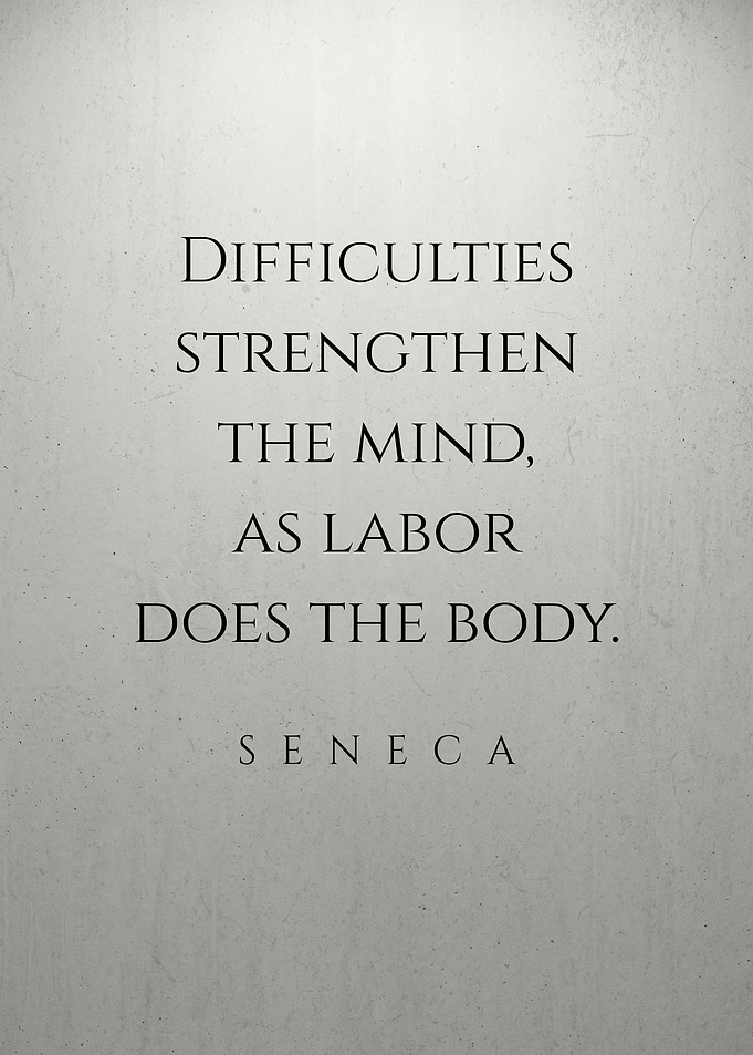 Seneca Quote Stoicism Philosophy