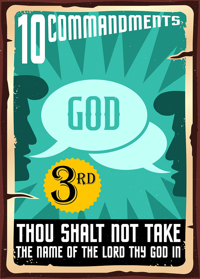 Third Commandment Poster