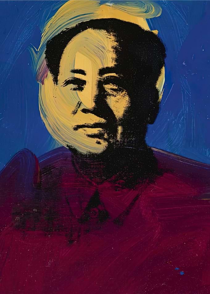Mao Zedong Pop Art Portrait, andy warhol pop art