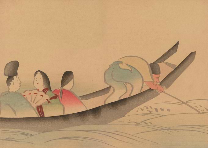 People in a boat on water