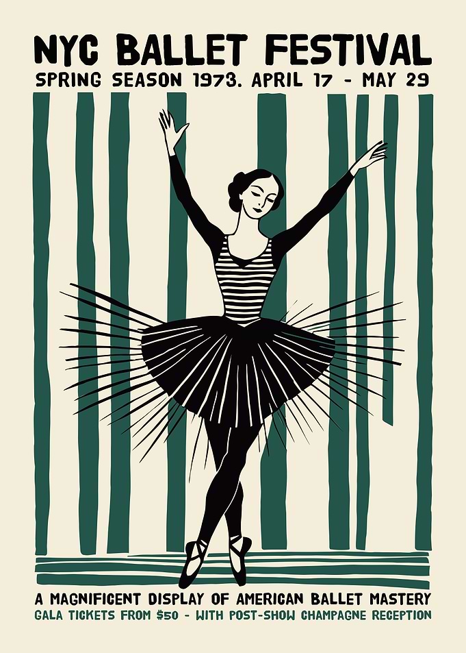 NYC Ballet Festival Poster