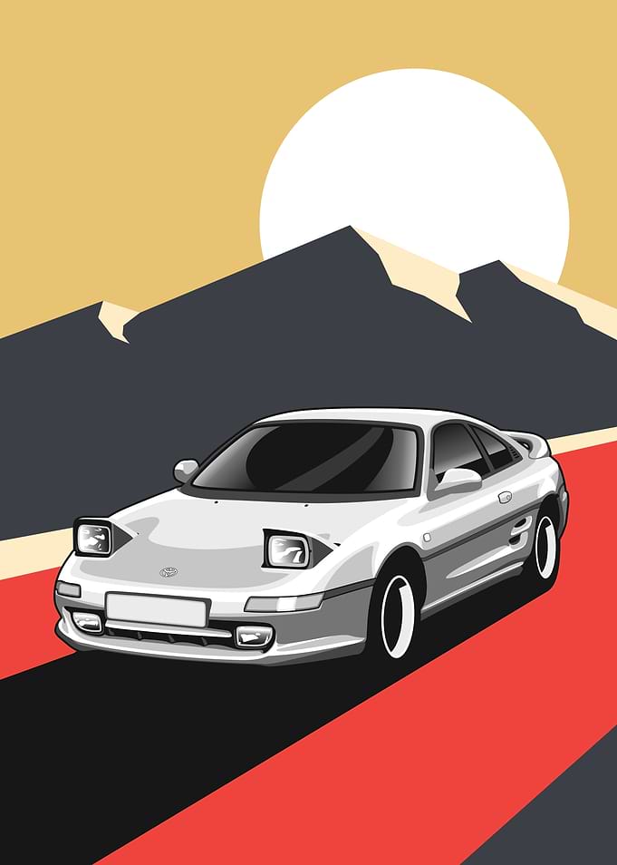 MR2 SW20 Sunrise