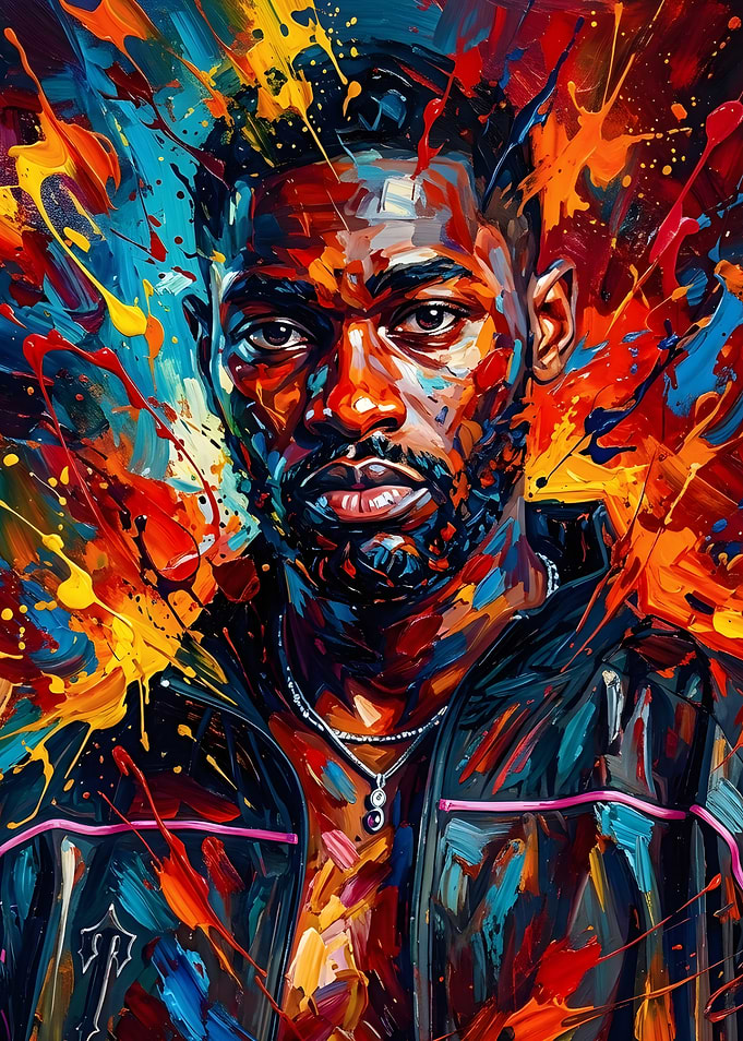 Vibrant Portrait of a Man