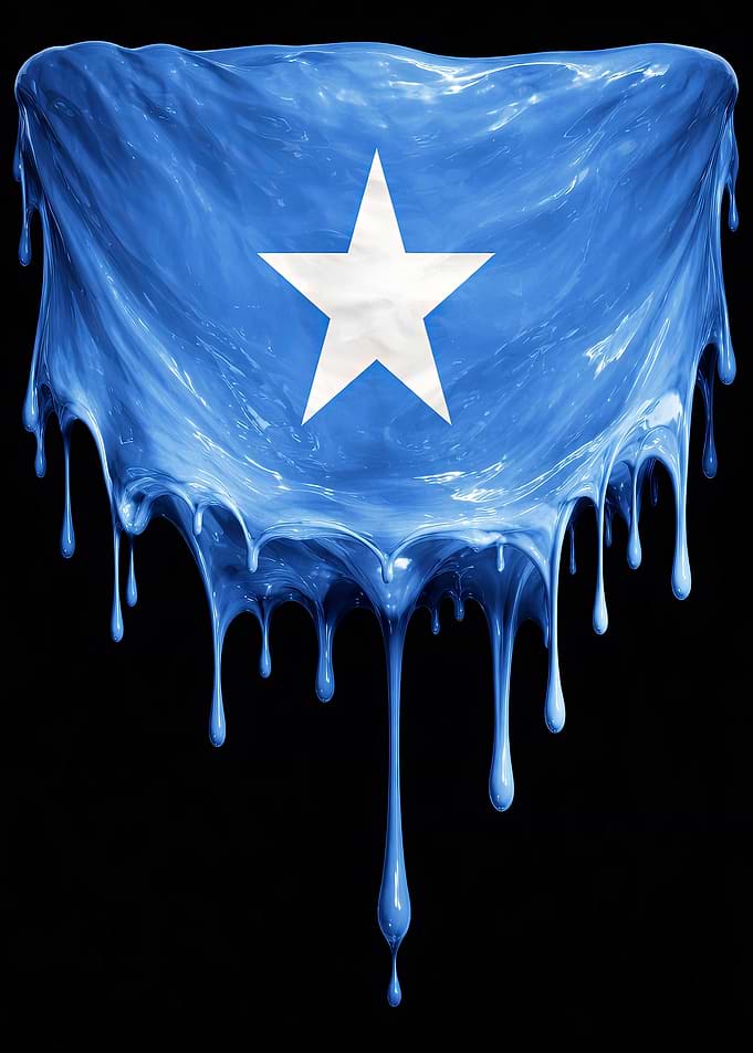 Somali Flag Dripping