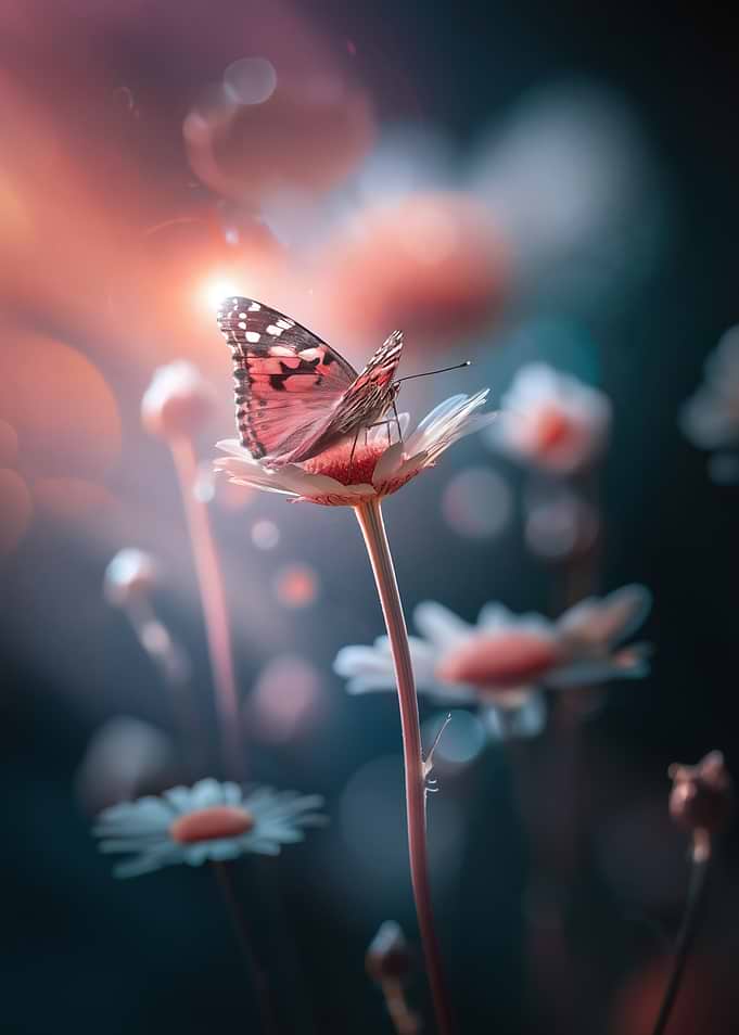 Butterfly on a Daisy