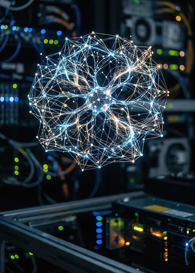 Abstract Neural Network in Server Room