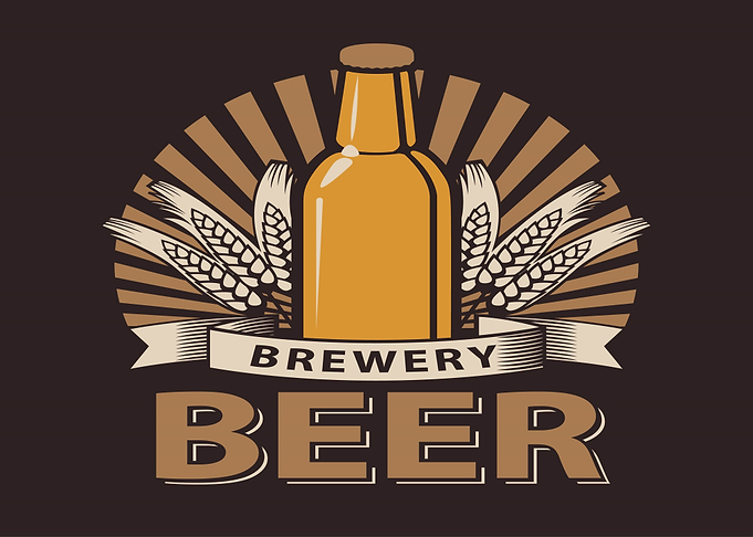 Brewery Beer Bottle Emblem