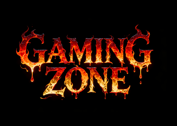 Gaming Zone Fire Text