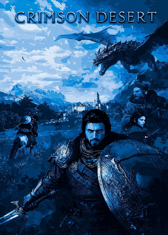Crimson Desert Fantasy Art