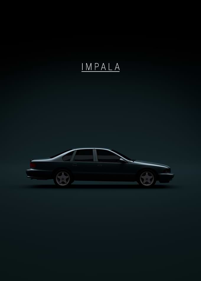 Impala Car Minimalist Poster