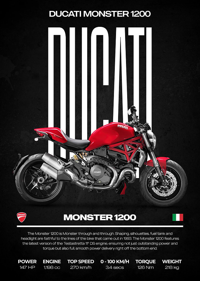 Ducati Monster 1200 Motorcycle