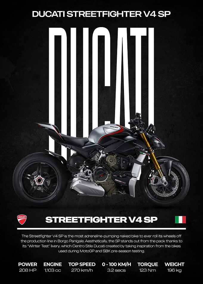 Ducati Streetfighter V4 SP Motorcycle