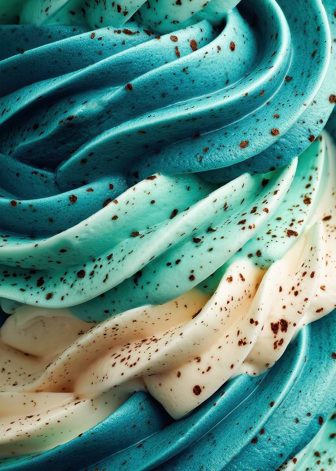 Close-up of Swirled Frosting