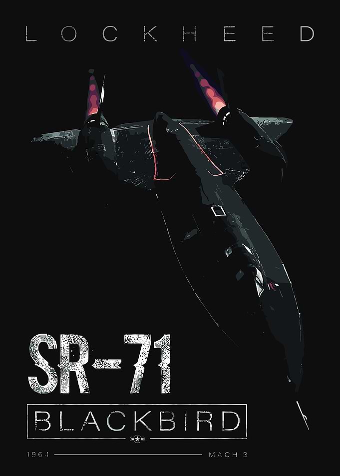 Lockheed SR-71 Blackbird Poster