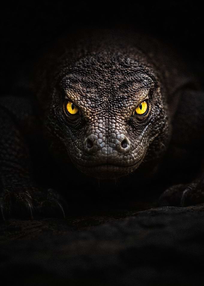 Komodo Dragon Close-Up