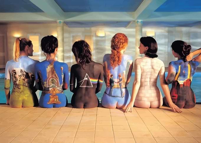 Pink Floyd Album Cover Art Body Paint