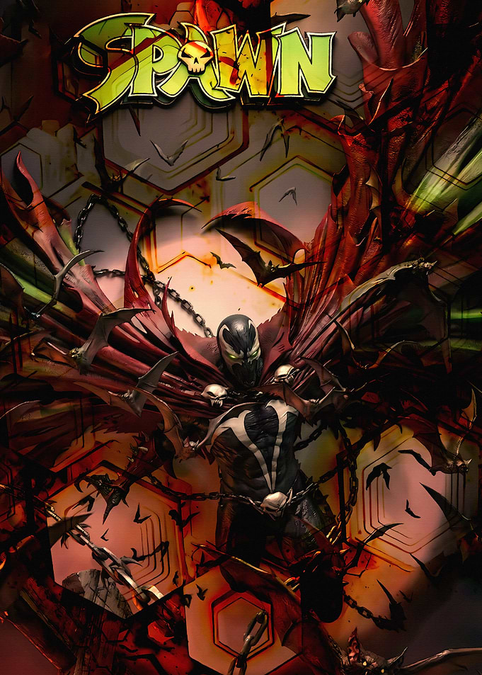 Spawn Comic Book Cover Art