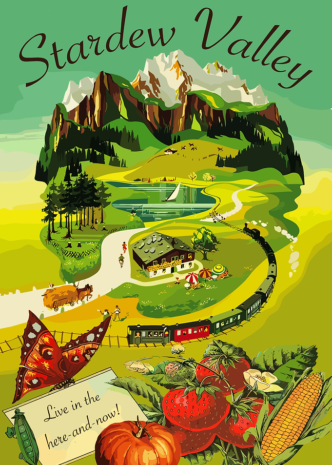 Stardew Valley Vintage Poster