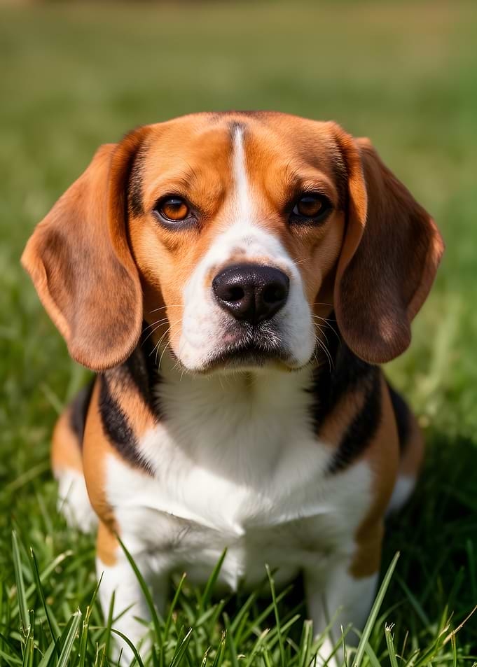 Beagle Dog Portrait