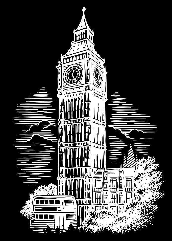 Big Ben and London Bus