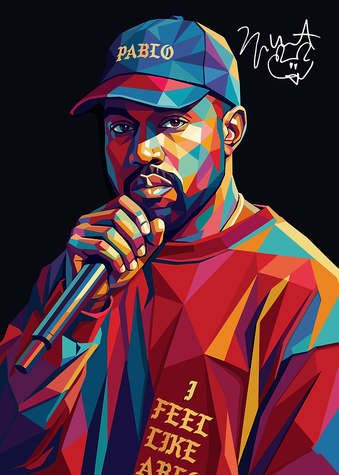 Kanye West 'Pablo' Portrait