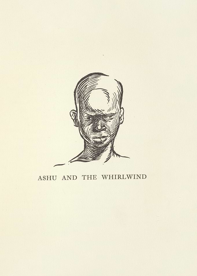 Illustration of a young man's head