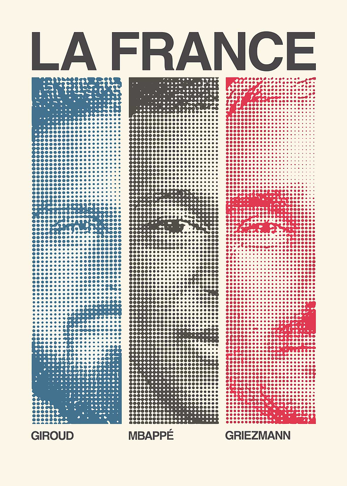France National Football Team Trio
