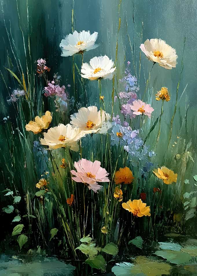 Impressionistic Floral Painting