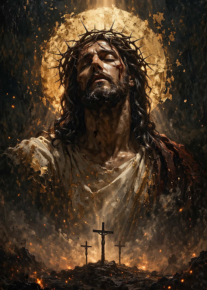 Jesus Christ with Crown of Thorns