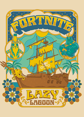 Fortnite Lazy Lagoon Retro Voyage