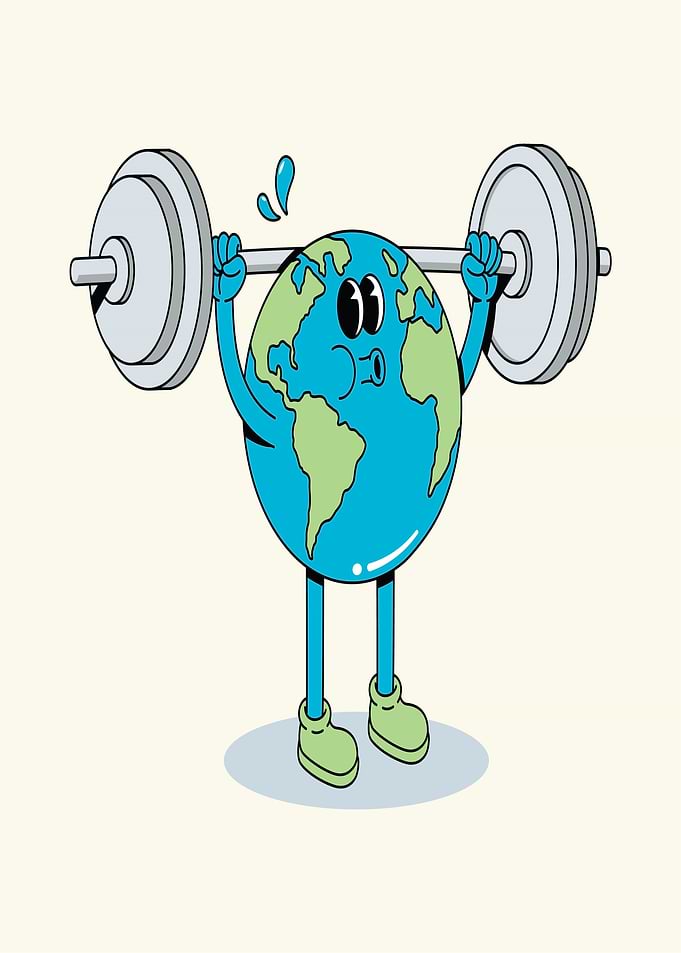 Earth Lifting Weights