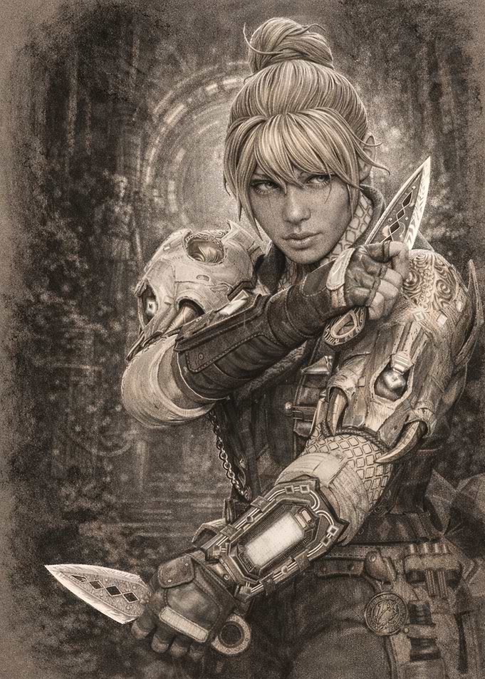 Wraith - pecil drawing