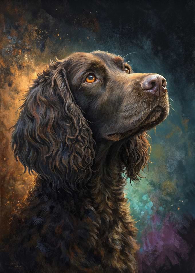 Portrait of a Brown Dog
