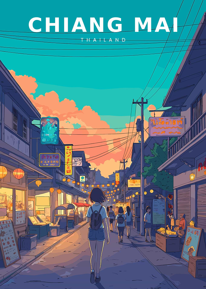 Chiang Mai Street Scene